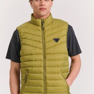 Men's vest quilted jacket