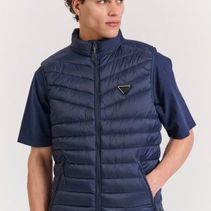Men's vest quilted jacket