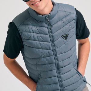 Men's vest quilted jacket
