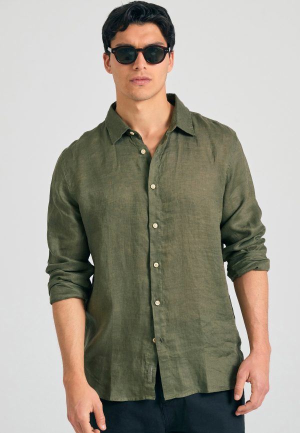 Garment dyed linen shirt - The essentials