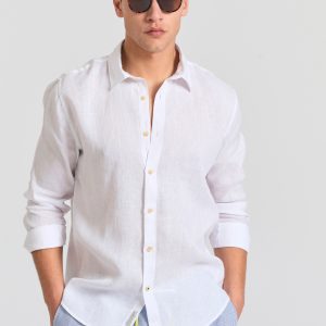 Garment dyed linen shirt - The essentials