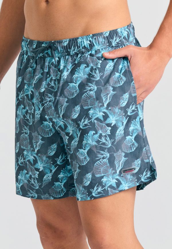 Floral printed swim shorts