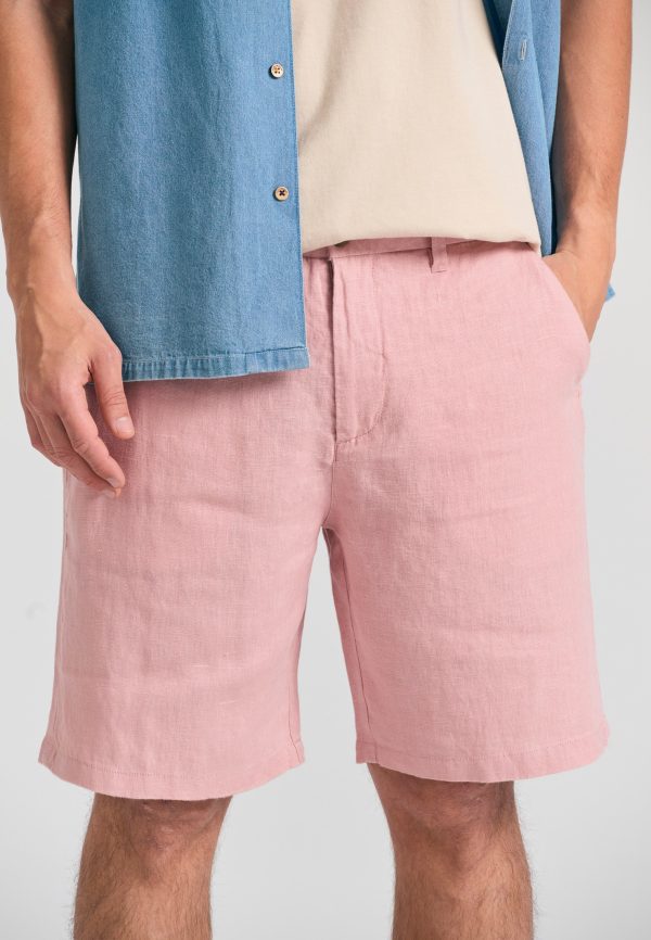 Men's comfort fit linen shorts