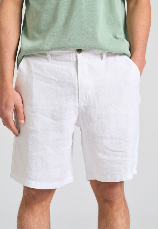 Men's comfort fit linen shorts - Image 4