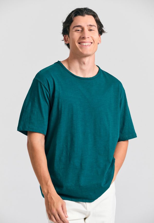 Relaxed fit t-shirt with raw edges - Image 4