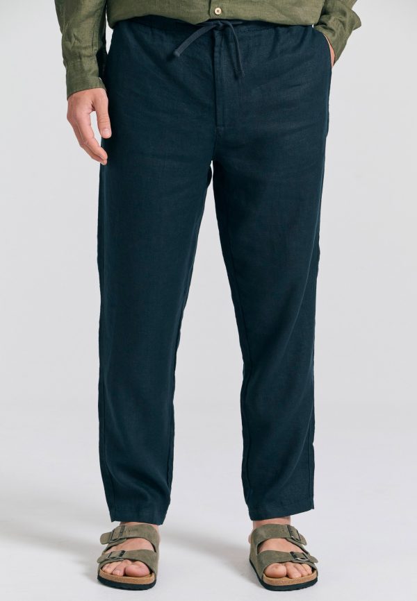 Men's comfort fit linen chino pants - Image 6