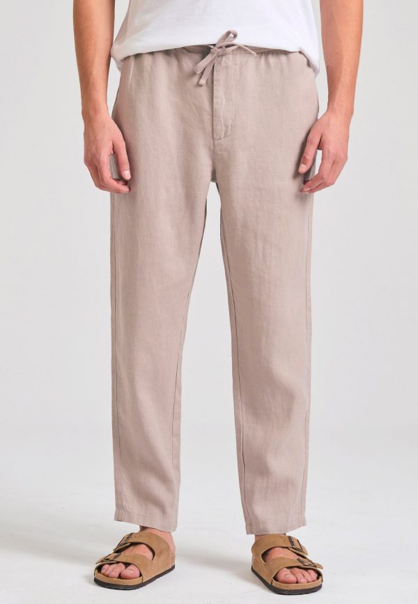 Men's comfort fit linen chino pants