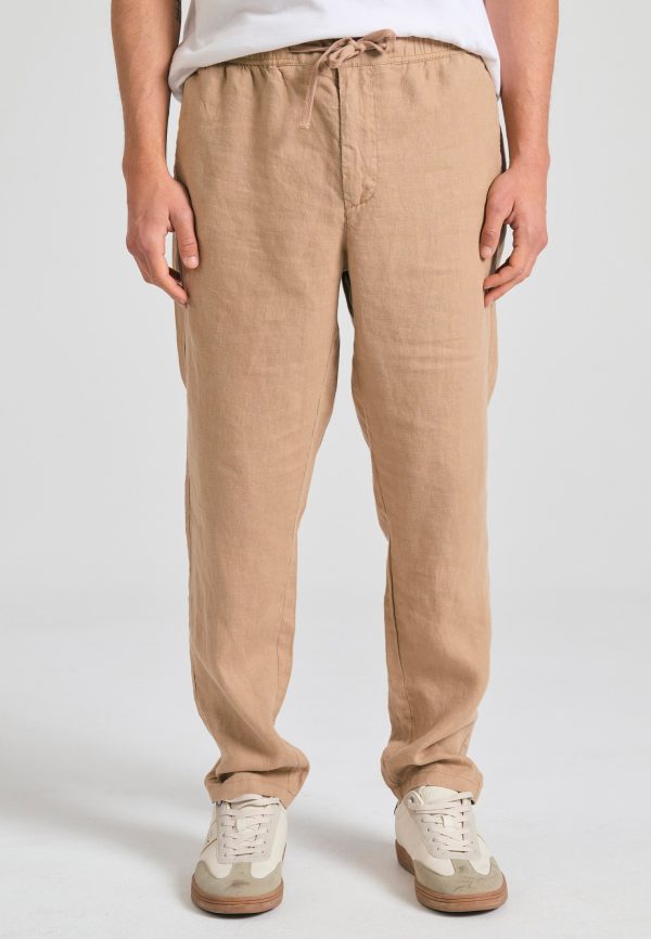 Men's comfort fit linen chino pants - Image 7