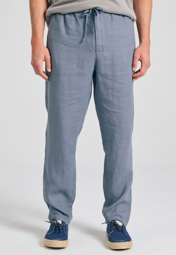 Men's comfort fit linen chino pants - Image 4