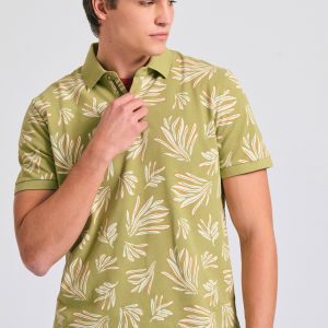 All over printed polo shirt