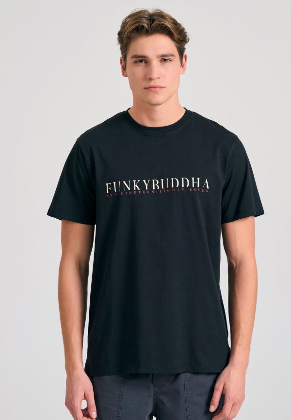 T-shirt with branded print on the chest