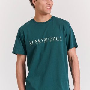 T-shirt with branded print on the chest