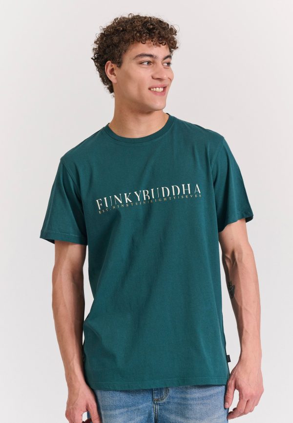 T-shirt with branded print on the chest