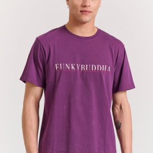 T-shirt with branded print on the chest