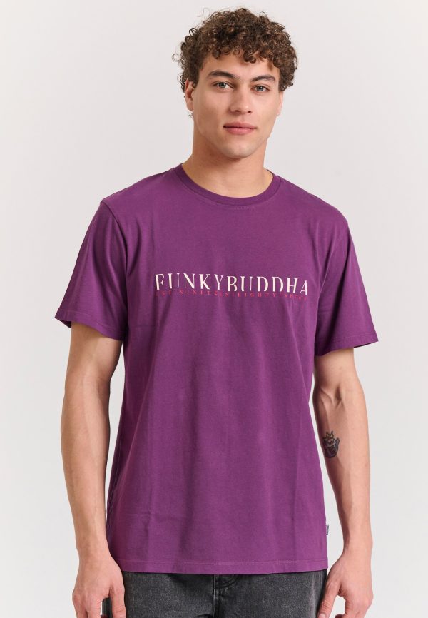 T-shirt with branded print on the chest