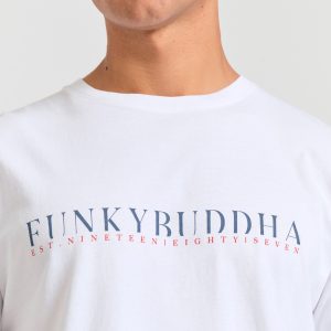 T-shirt with branded print on the chest