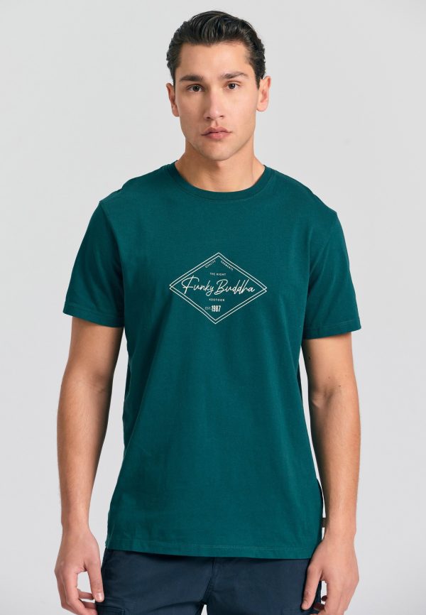 T-shirt with Funky Buddha print