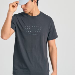 T-shirt with text artwork print