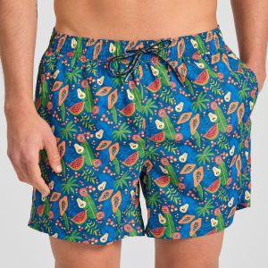 All over printed men's swim shorts