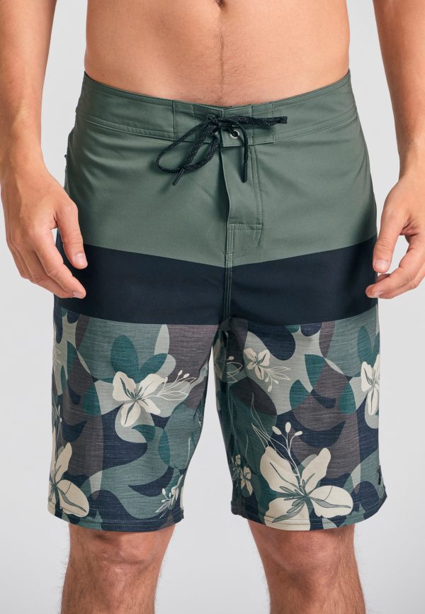 Men's floral printed boardshorts