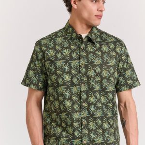 All over printed short sleeve shirt