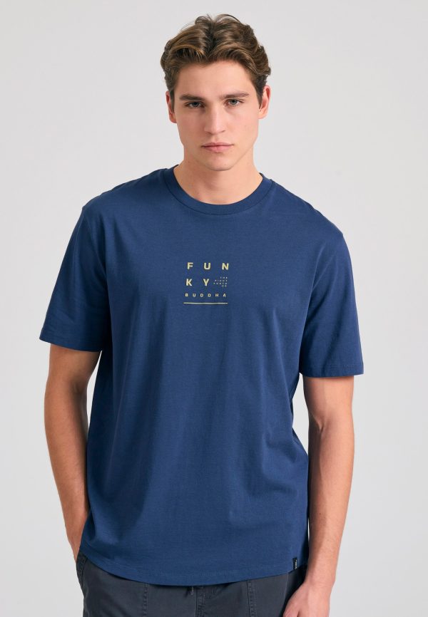 Relaxed t-shirt with text artwork print on the back - Image 2