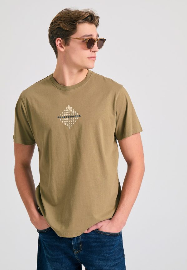 T-shirt with print on the chest - Image 3