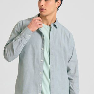 Yarn dyed oxford striped shirt