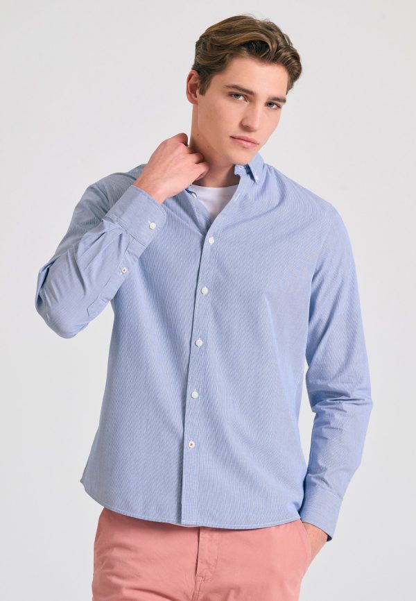 Yarn dyed oxford striped shirt - Image 2