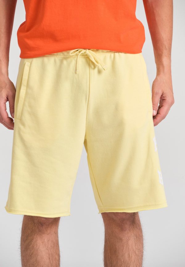 Wide leg fit sports shorts with branded print - Image 3