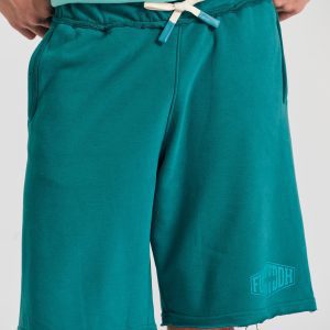 Oversized jogger shorts with Funky Buddha print