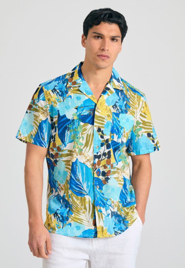 Relaxed fit resort shirt