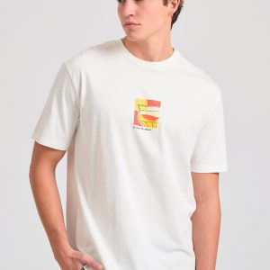 Relaxed fit t-shirt with retro print on the back