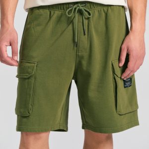 Loose tapered fit men's cargo joggers