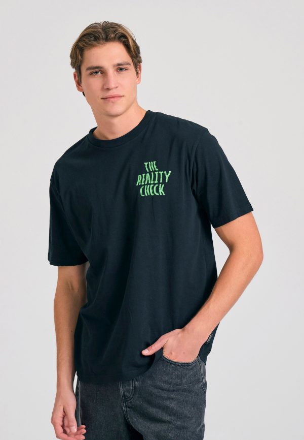 Relaxed fit t-shirt with graphic print on the back - Image 6