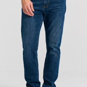 Slim tapered fit with washed effects