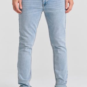 Slim fit jeans with whisker details