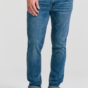Slim fit jeans with whisker details