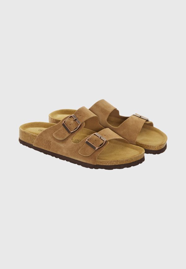 Men's suede sandals