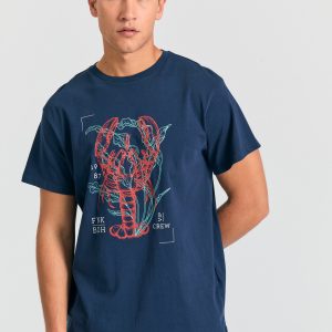 T-shirt with abstract graphic print