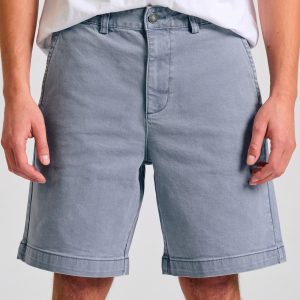 Men's comfort fit garment dyed denim shorts
