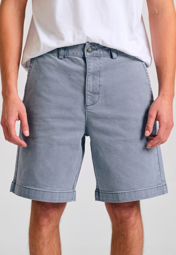 Men's comfort fit garment dyed denim shorts