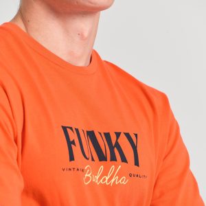 T-shirt with branded print on the chest