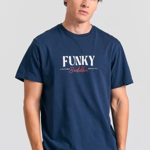 T-shirt with branded print on the chest