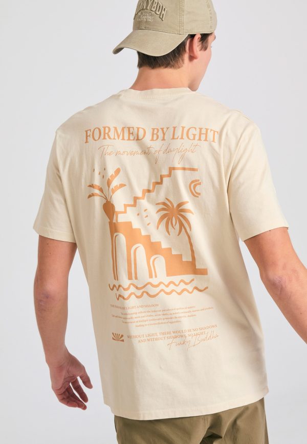 Relaxed fit t-shirt with ethnic look print - Image 3