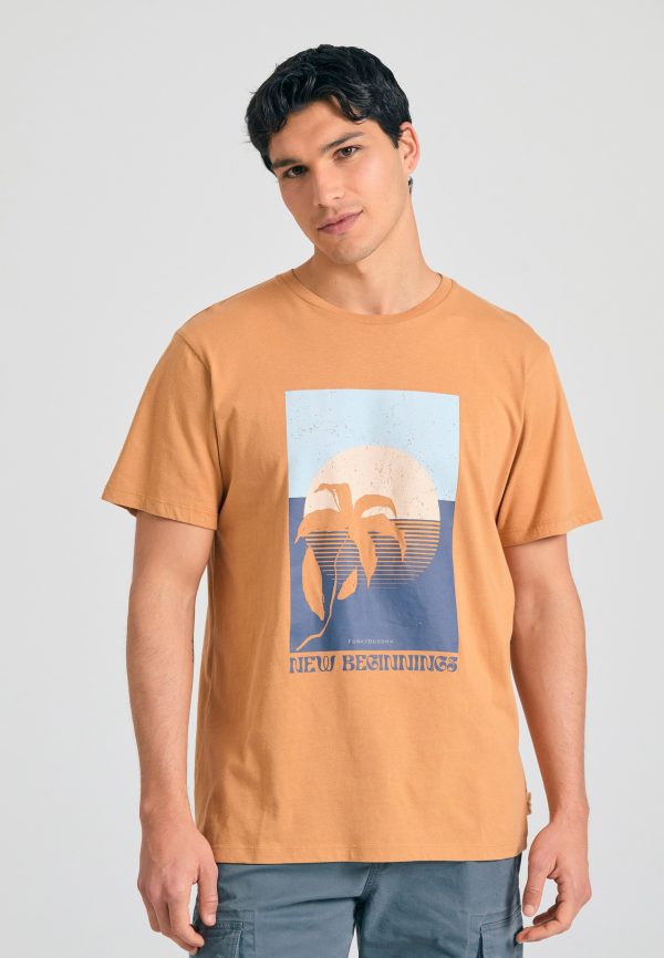 T-shirt with photographic print on the chest - Image 2