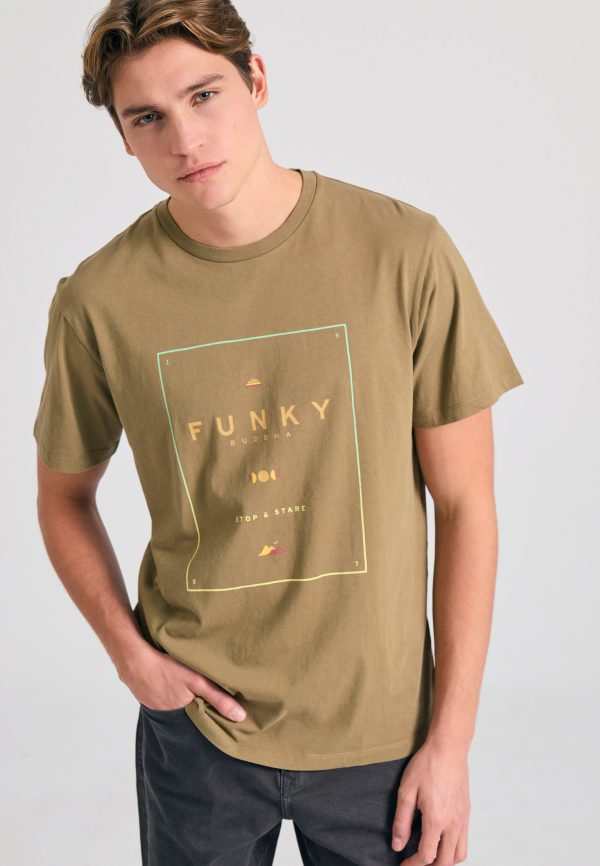 Organic cotton t-shirt with minimal branded print - Image 2