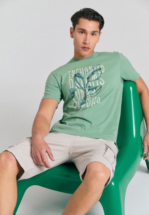 Organic cotton t-shirt with photographic print