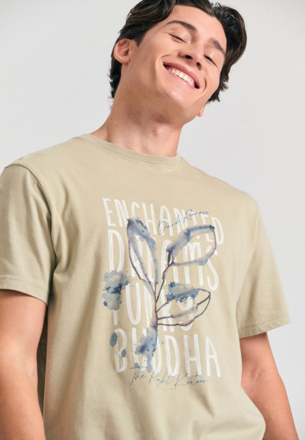 Organic cotton t-shirt with photographic print - Image 2