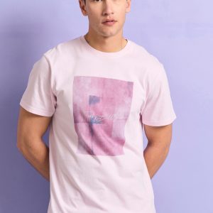 T-shirt with photographic minimal print